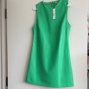 Alice + Olivia Vibrant Green Mini Dress